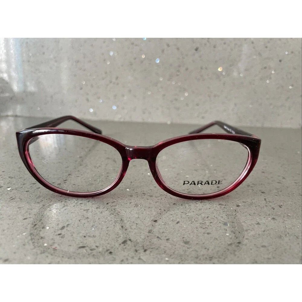 Parade Eyewear 1711 PLUM 52-16-135 Plum Full Rim Eyeglasses Frames Only PQ1711